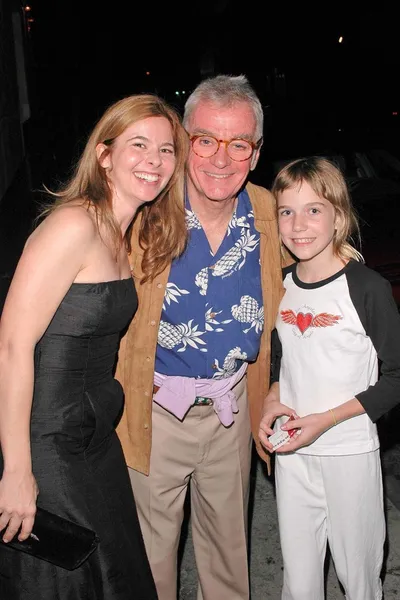Anne Morea com o diretor John Avildsen e sua filha Bridget — Fotografia de Stock