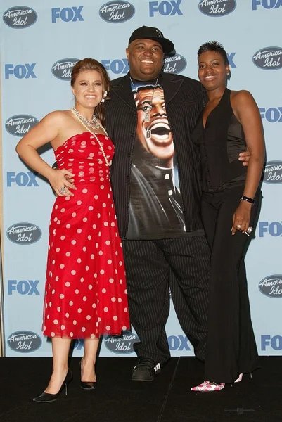 Kelly Clarkson, Ruben Studdard et Fantasia Barrino — Photo