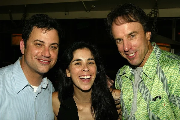 Jimmy Kimmel, Sarah Silverman y Kevin Nealon — Foto de Stock