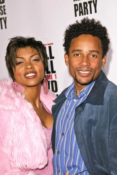 Hill Harper and Taraji P. Henson — Stock Photo, Image