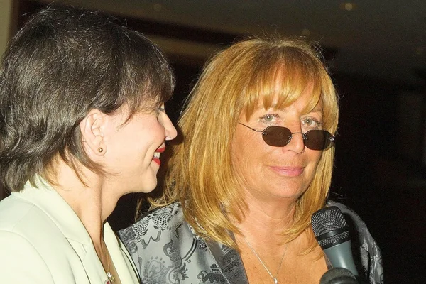Cindy williams a penny marshall — Stock fotografie