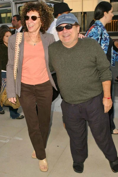 Danny devito i żona rhea perlman — Zdjęcie stockowe