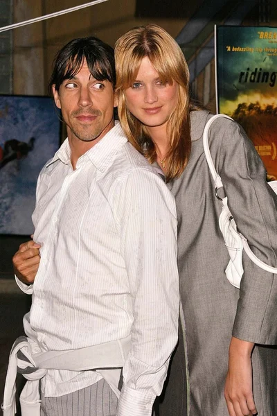 Anthony Kiedis e namorada Celesta — Fotografia de Stock