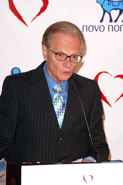 Larry King. — Foto de Stock