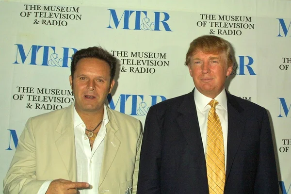 Mark Burnett und Donald Trumpf — Stockfoto