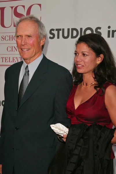 Clint Eastwood e Dina Eastwood — Fotografia de Stock
