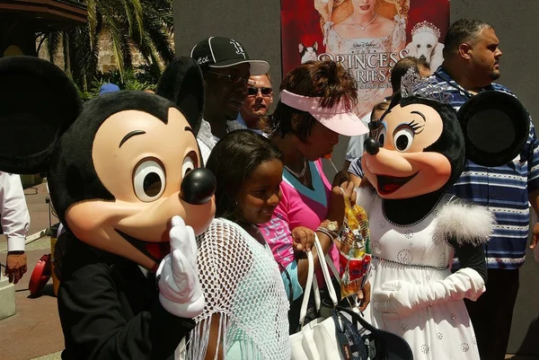 Bobby Brown, Whitney Houston and daughter — Stock Photo, Image