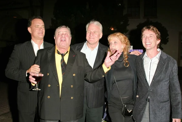 Tom Hanks, Jerry Lewis, Steve Martin, Stella Stevens and Martin Short — Stock Photo, Image