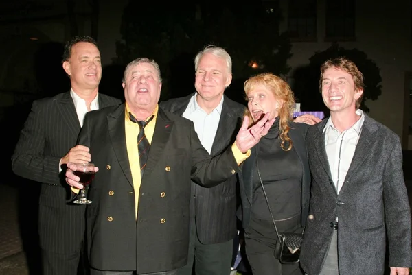 Tom Hanks, Jerry Lewis, Steve Martin, Stella Stevens e Martin Short — Foto Stock