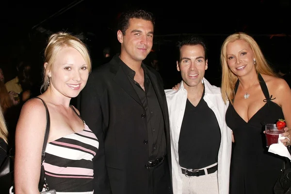 Alana Curry, Guy Starkman, John Austin and Cindy Margolis — Stock Photo, Image