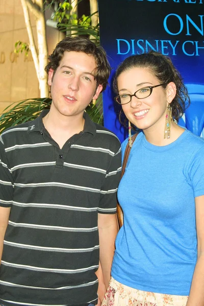 Chris Marquette and Margo Harshman — Stock Photo, Image