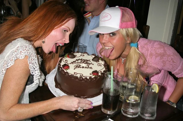 Phoebe Price and Mary Carey — Stock Photo, Image