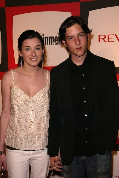 Margo Harshman and Christopher Marquette — Stock Photo, Image