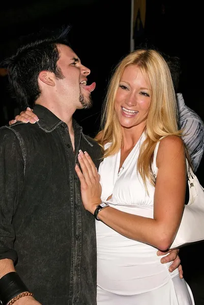 Hal sparks en jessica drake — Stockfoto