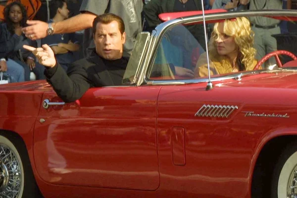 John travolta och uma thurman — Stockfoto