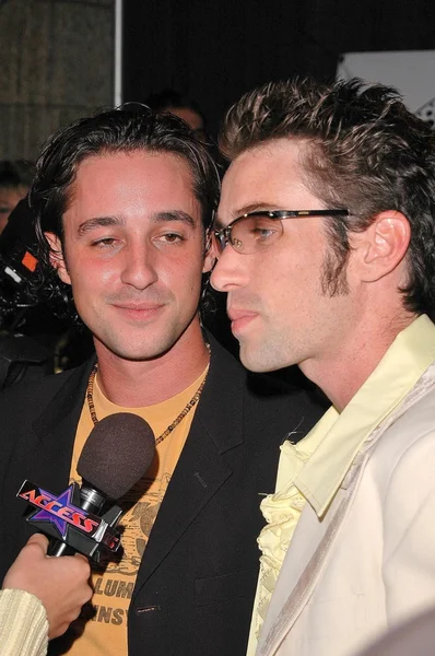 Thomas Ian nicholas ve kardeşi tim scarne — Stok fotoğraf