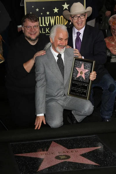 Guillermo Del Toro, Rick Baker, Barry Sonnenfeld — Stock fotografie