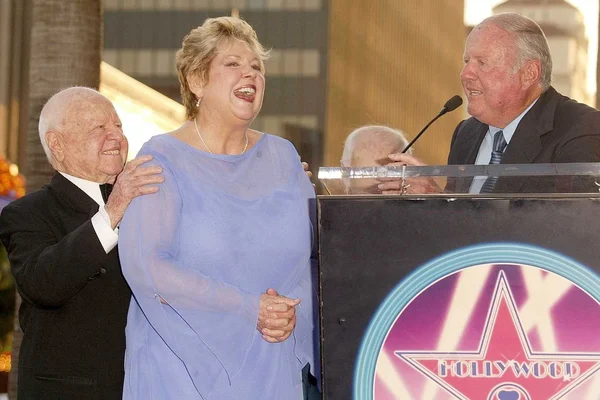 Jan und Mickey Rooneys Stern auf dem Hollywood Walk of Fame — Stockfoto