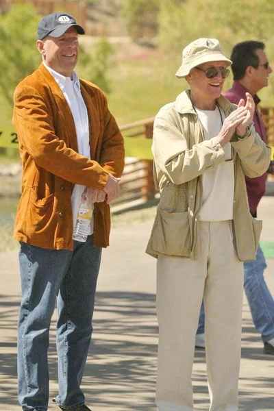 Bruce Willis e Paul Newman — Fotografia de Stock