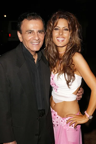 Casey kasem ve kızı kerri karabag — Stok fotoğraf