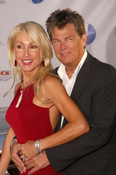 Linda Thompson and David Foster — Stock Photo, Image