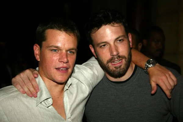 Matt Damon and Ben Affleck — Stock Photo, Image