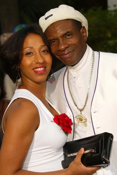 Keith David et sa femme — Photo