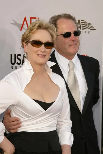 Meryl Streep and husband Donald Gumme — Stock Photo, Image