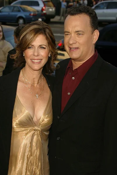 Rita wilson i tom hanks — Zdjęcie stockowe