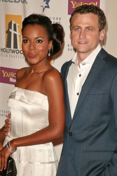 Kerry Washington and David Moscow — Stock Photo, Image