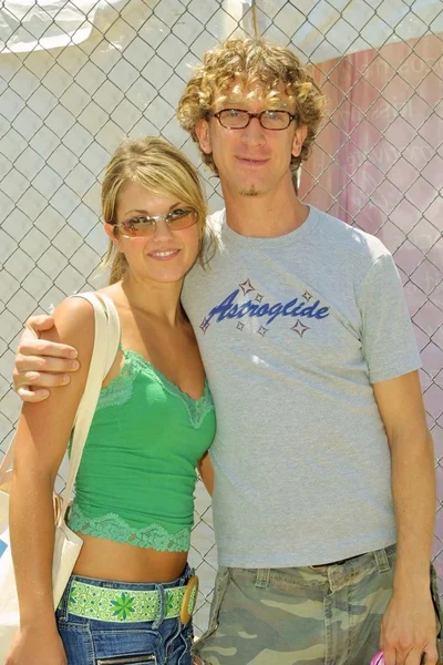 Andy y su novia Sarah — Foto de Stock