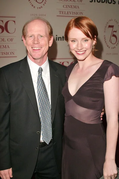 Ron howard i cheryl howard — Zdjęcie stockowe