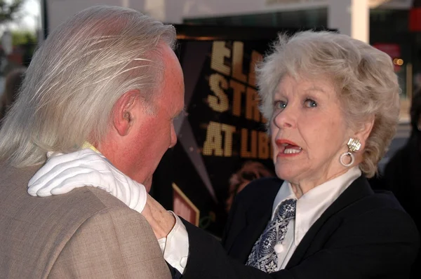 Sir Anthony Hopkins e Elaine Stritch — Fotografia de Stock