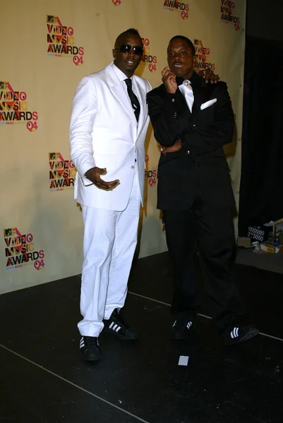 Sean "P. Diddy" Combs and Mase — Stock Photo, Image