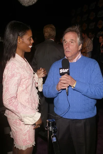 Omarosa manigault stallworth röportajlar henry winkler — Stok fotoğraf