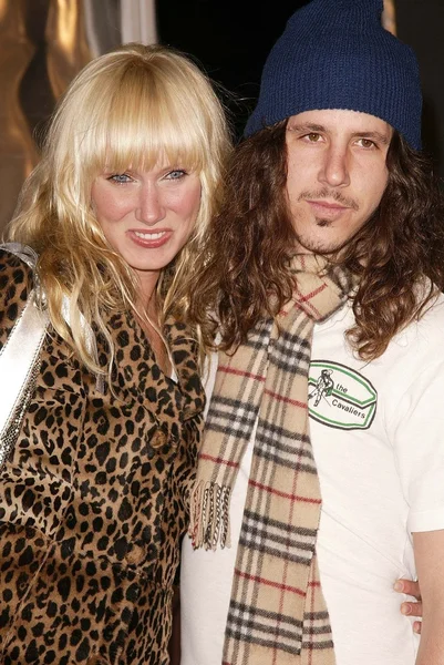 Kimberly stewart och cisco adler — Stockfoto