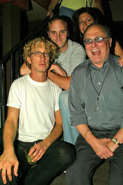 Andy, Jay Mohr e Bud Friedman — Fotografia de Stock