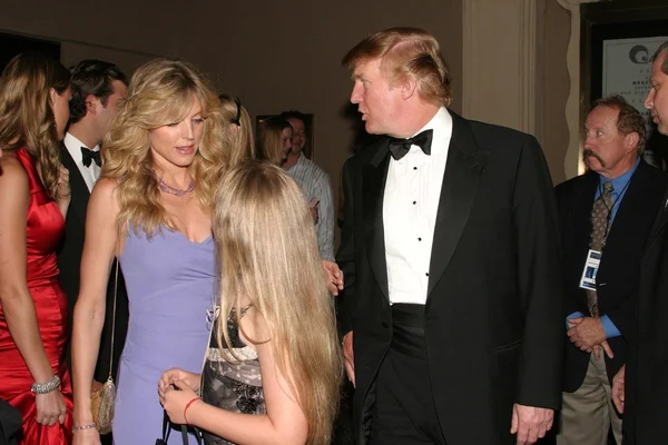 Marla Maples, fille Tiffany Trump et Donald Trump — Photo