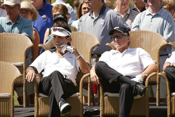 Alice Cooper and Michael Douglas — Stock Photo, Image