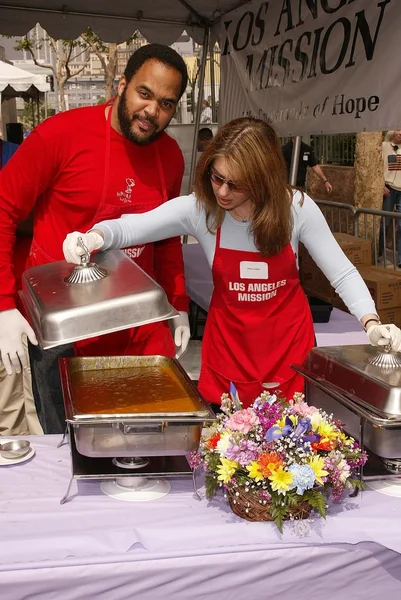 Victor Williams y Ellen Dubin — Foto de Stock