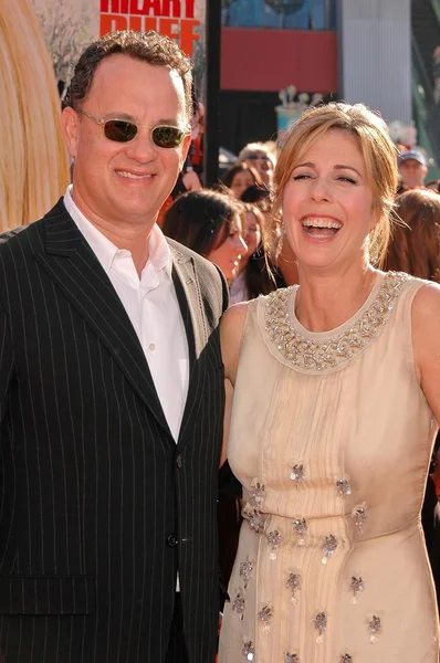 Tom hanks und rita wilson — Stockfoto