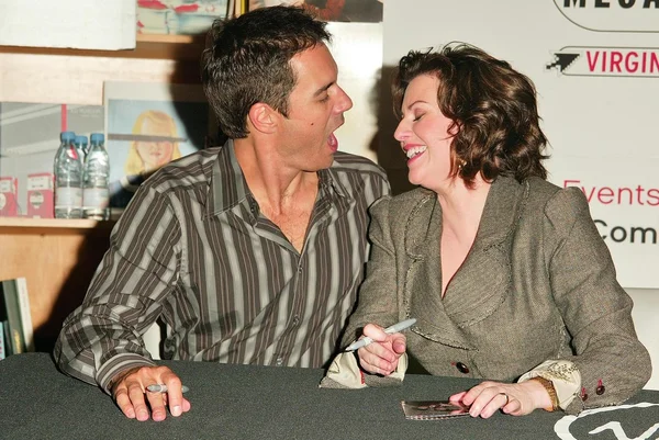 Eric mccormack och megan mullally — Stockfoto