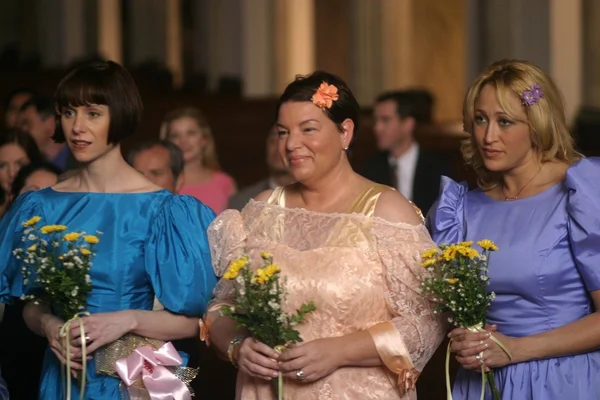 Susan Egan, Mindy Cohn y Jennifer Blanc — Foto de Stock