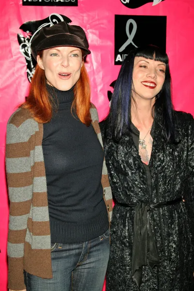 Marcia Cross and friend — Stock Photo, Image