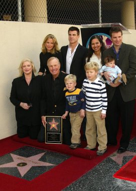 Wayne rogers y familia