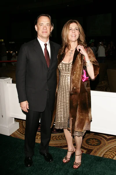 Tom hanks en rita wilson — Stockfoto