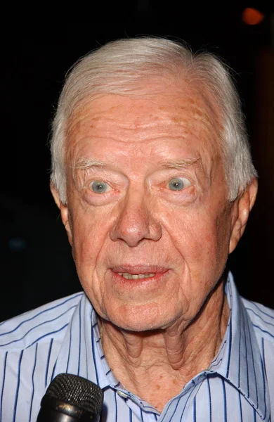 Presidente Jimmy Carter Firma del libro — Foto Stock