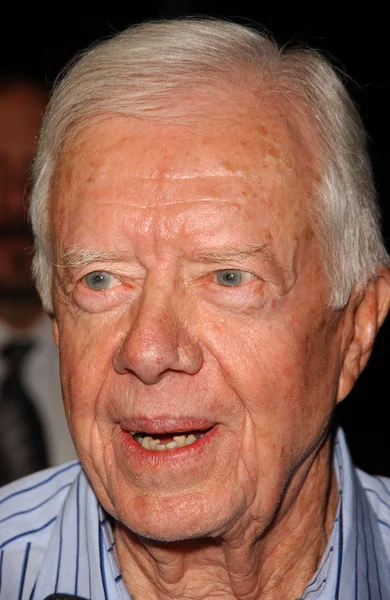 Presidente Jimmy Carter Firma del libro — Foto Stock