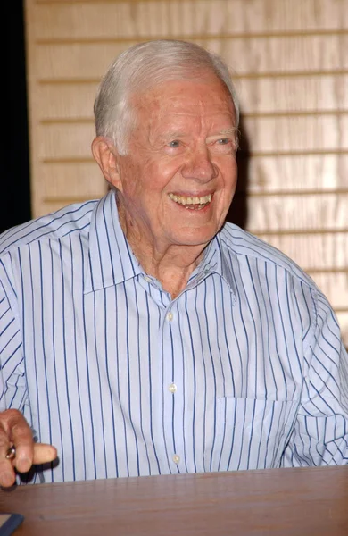 Presidente Jimmy Carter Firma del libro — Foto Stock