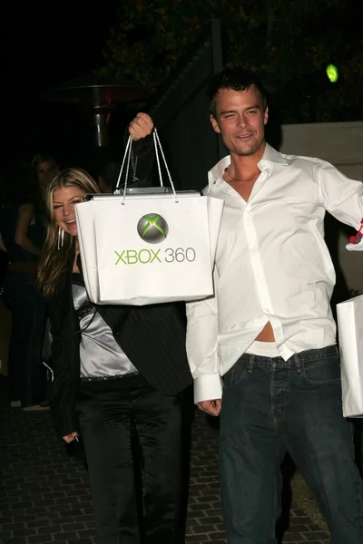 Josh Duhamel e Stacy Ferguson — Foto Stock